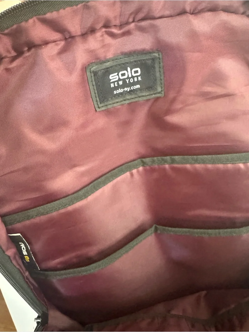 SOLO NEW YORK DRAFT BACKPACK  COLOR BLACK UNISEX